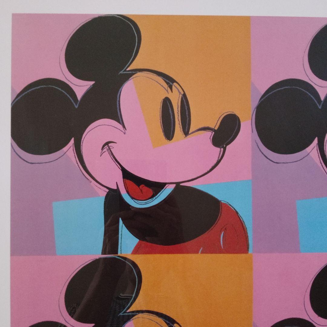 \"新品\"ウォーホルリトポスター『THE ART OF MICKEY MOUSE』