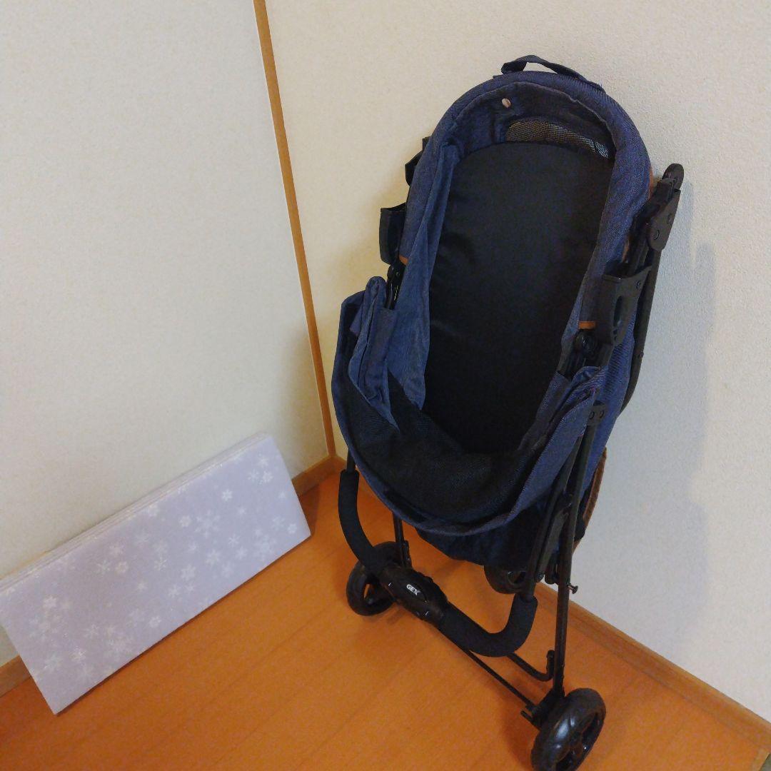 デニム調 中型犬 ペットカート