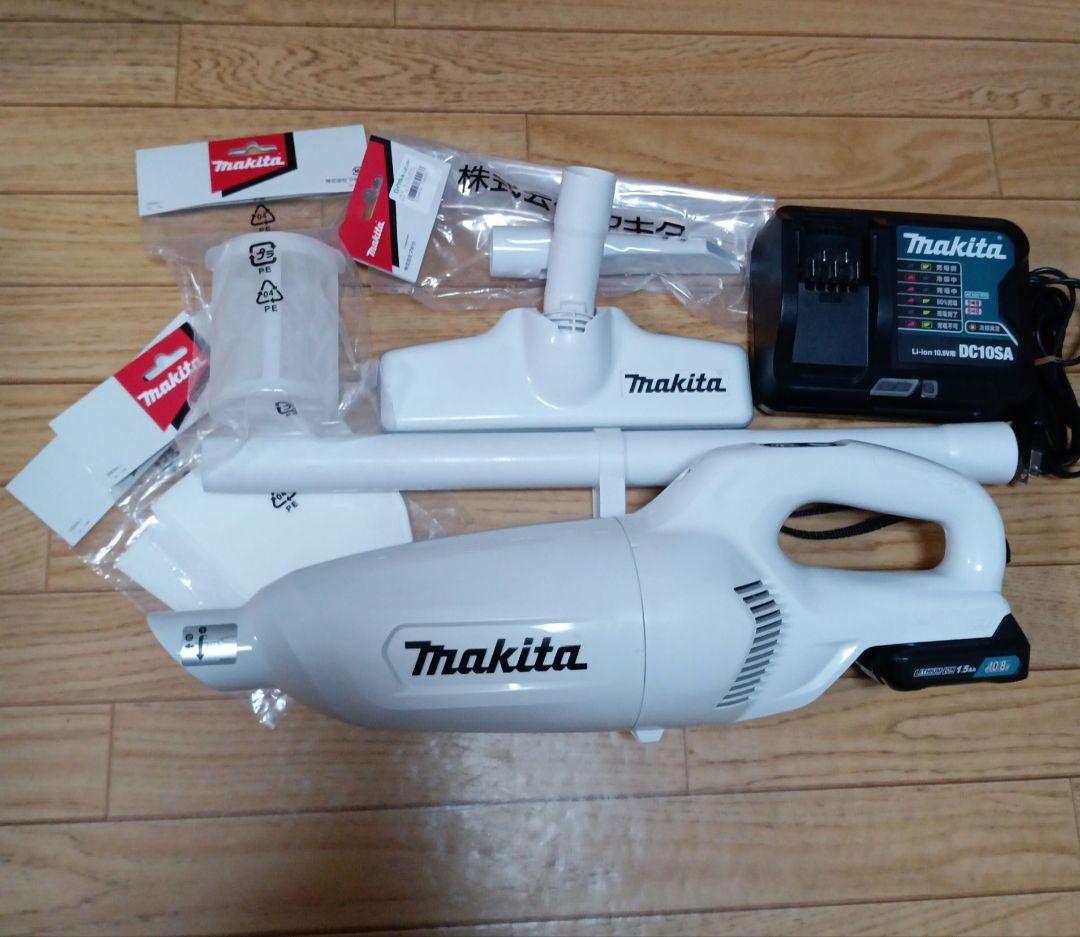 マキタ10.8V充電式クリーナーCL108FD バッテリー、充電器付