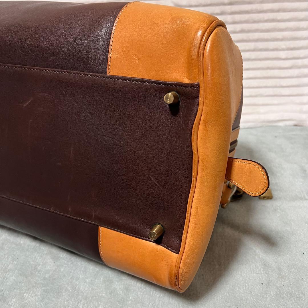 ソメスサドル SOMES SADDLE 2way ボストンバッグ 本革 茶