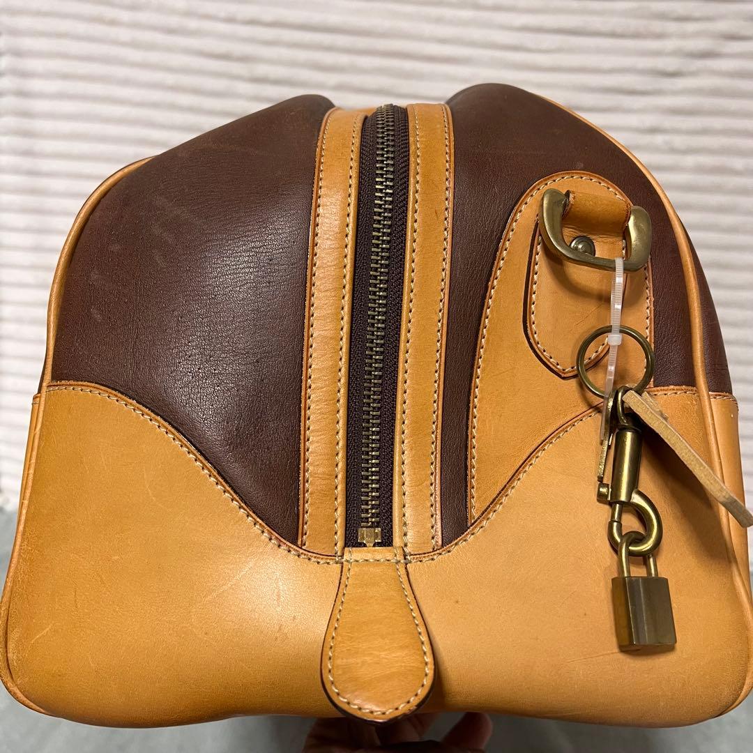 ソメスサドル SOMES SADDLE 2way ボストンバッグ 本革 茶