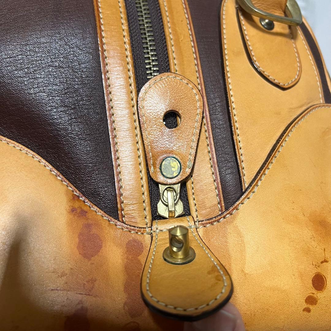 ソメスサドル SOMES SADDLE 2way ボストンバッグ 本革 茶