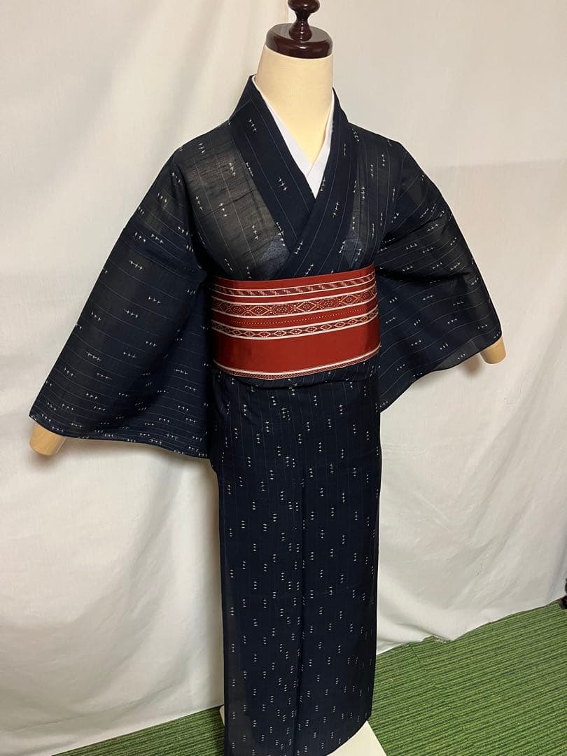 ☘️早い者勝ち☘️【国宝品】●国指定無形文化財【宮古上布】●苧麻●草木染●盛夏