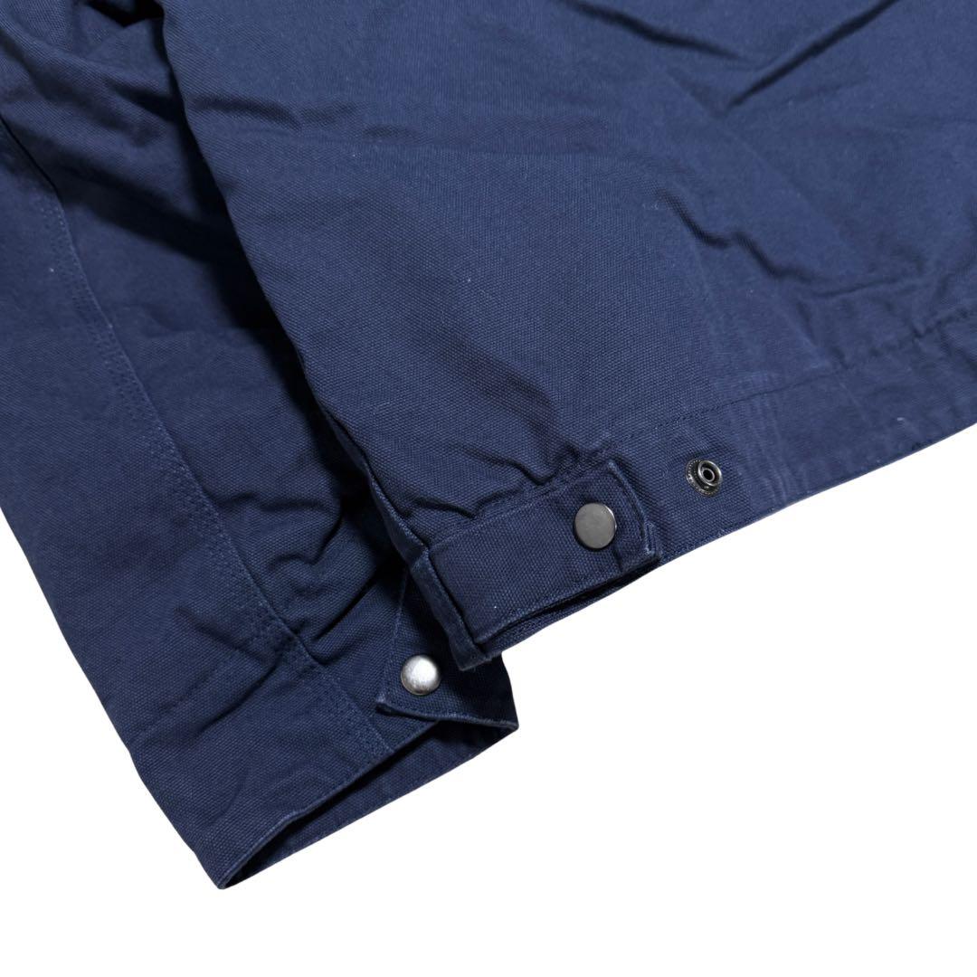 00s 企業ロゴダックジャケット 短丈 フェード デトロイト US古着