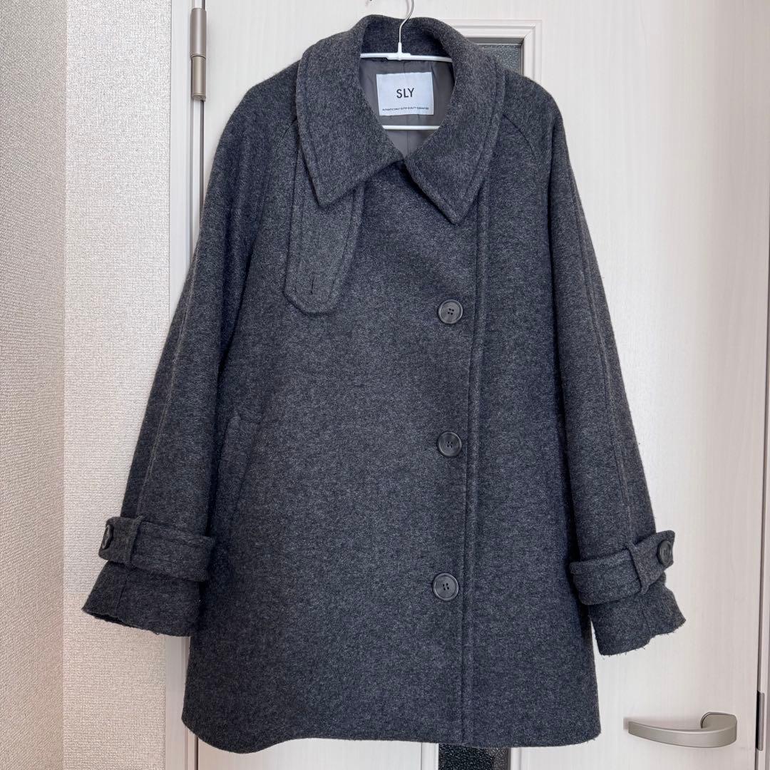 SLY - STAND NECK MIDI コート