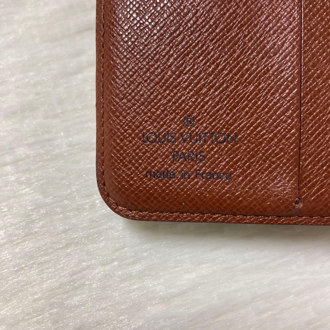 週末限定価格　Louis ヴィトン　コンパクト　チャック　モノグラム　茶　財布