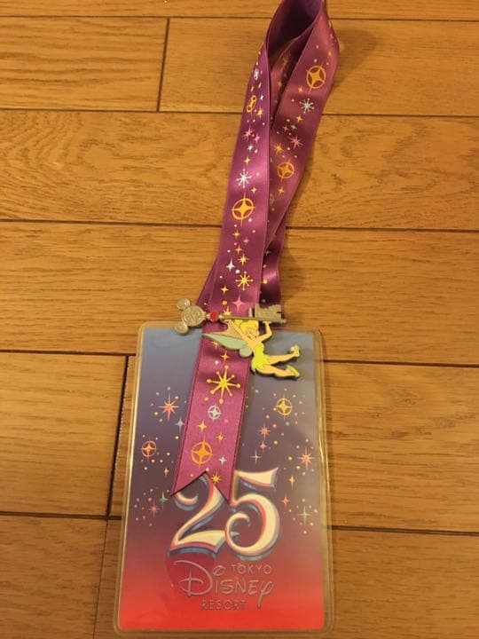 東京ディズニーリゾート 25周年 ティンカーベルパスケース