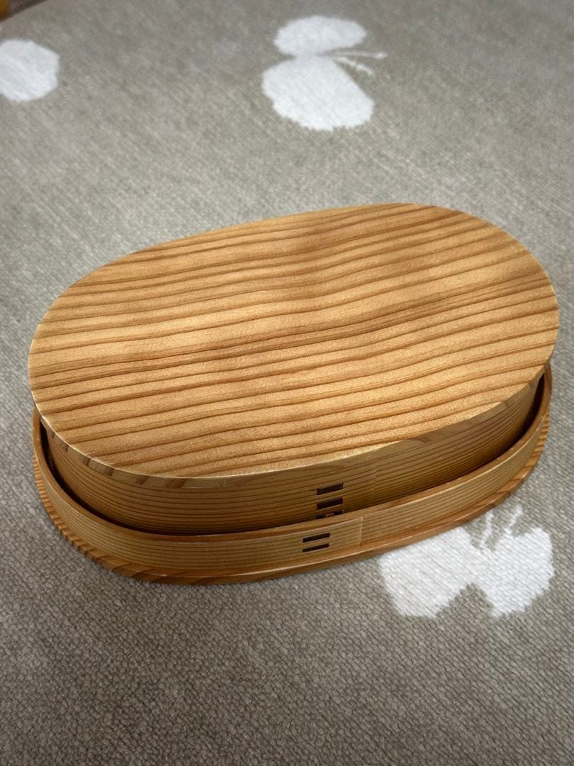 ☆曲げわっぱ☆秋田大館工芸社 小判弁当大&小☆