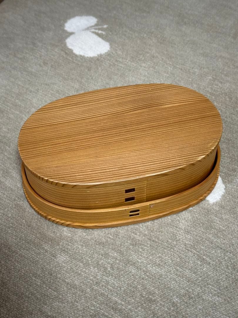 ☆曲げわっぱ☆秋田大館工芸社 小判弁当大&小☆