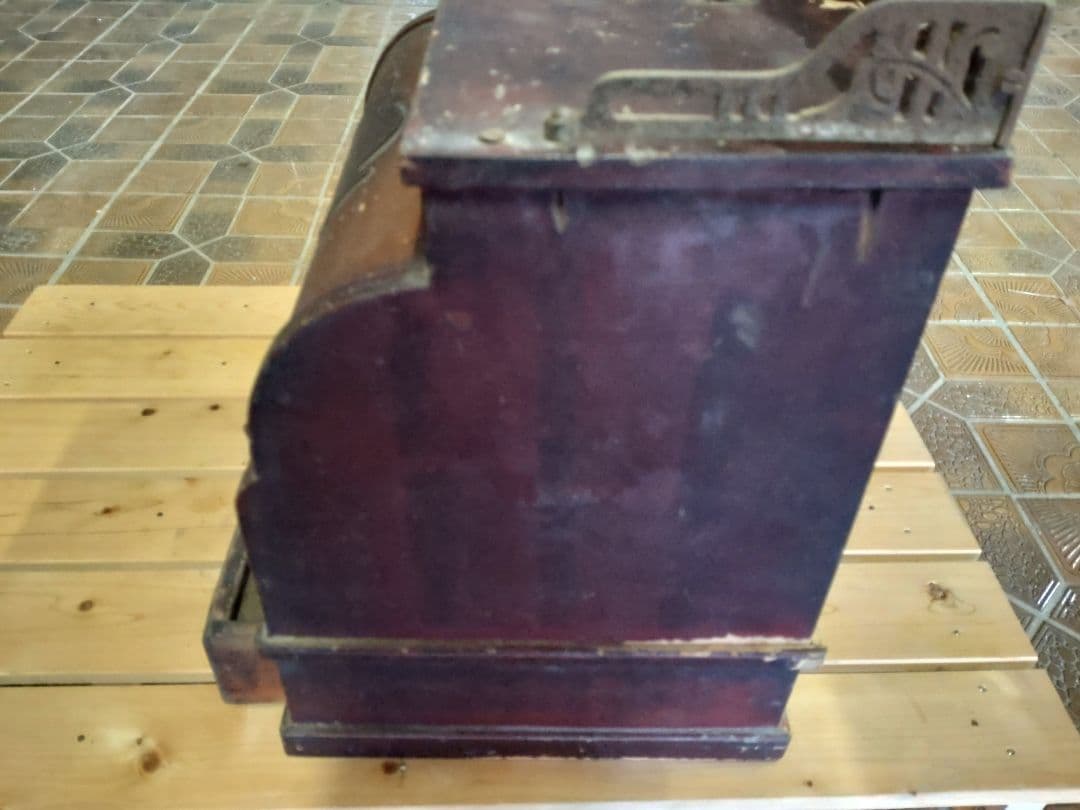 昭和レトロ　木製レジスター　アンティーク