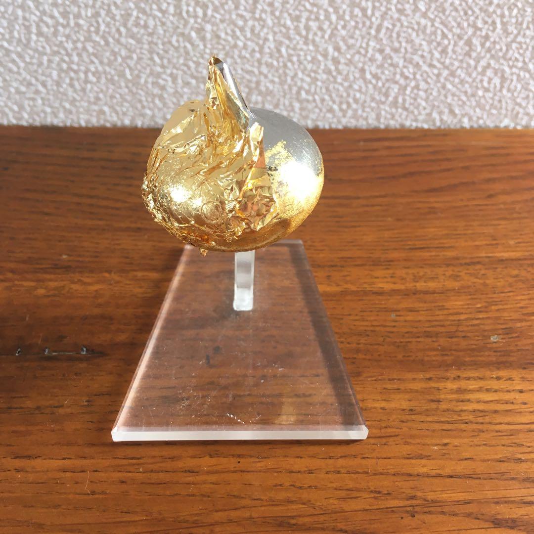 希少！　特製　24金　純金箔貼り仕上げ　メタルスライム　文鎮　エニックス製当時物
