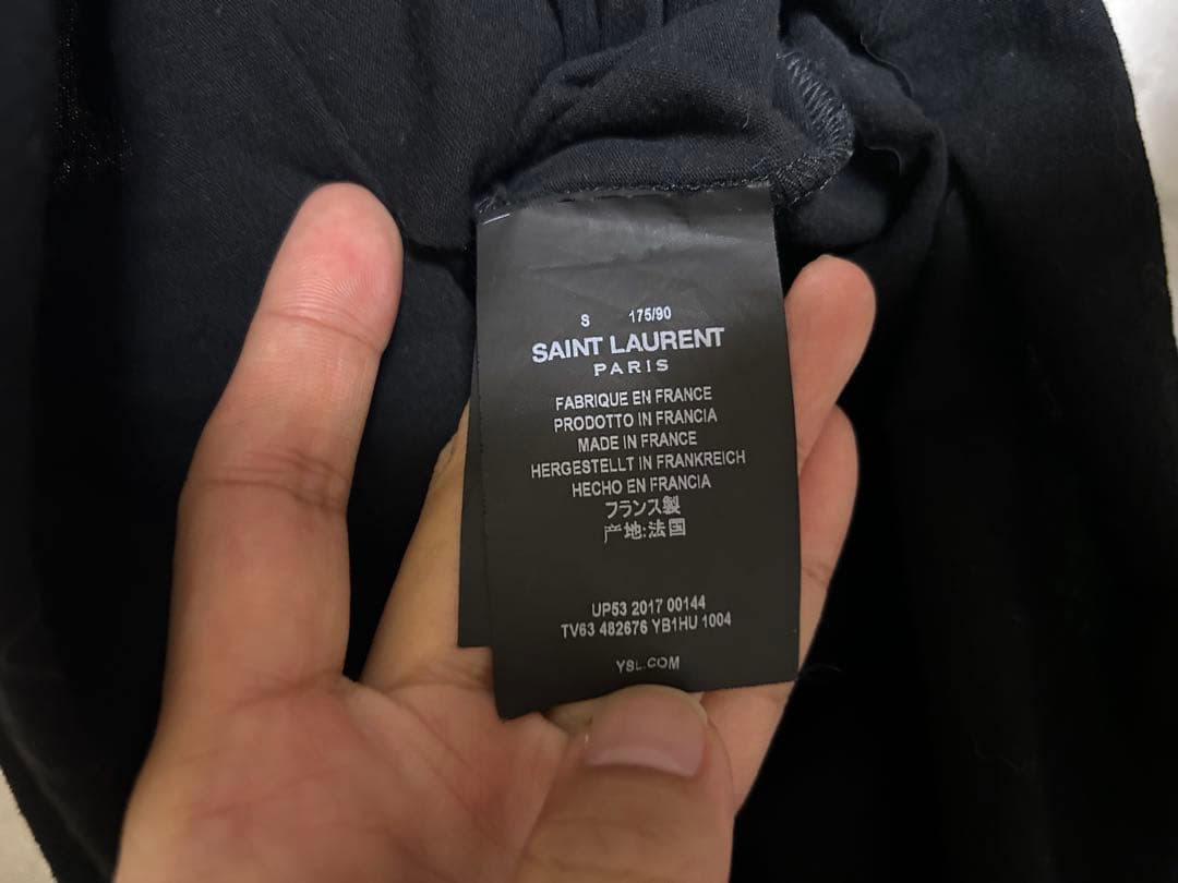 saint laurent サンローラン ノースモーキングTシャツ 希少Sサイズ