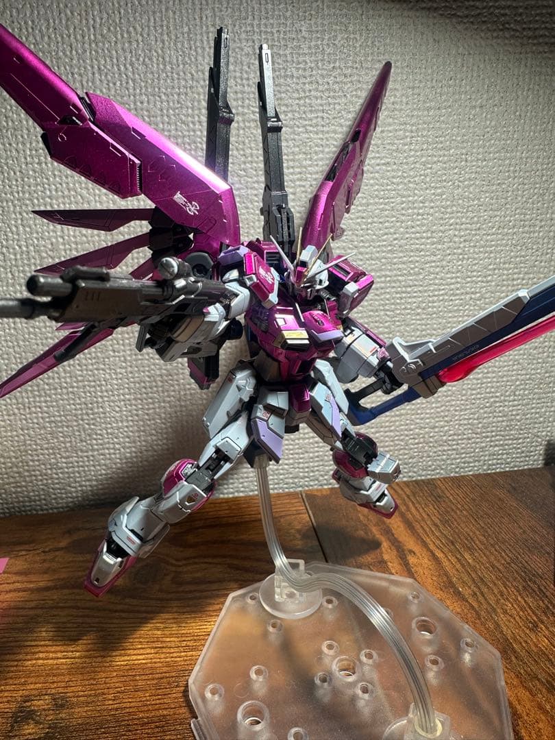 デスティニーインパルスガンダム RG チタニウムフィニッシュ風全塗装