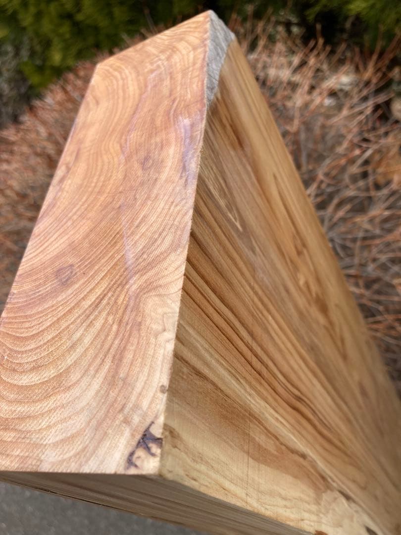 乾燥済み　北海道　イチイ　オンコ　一位　材料　106×20×7cm