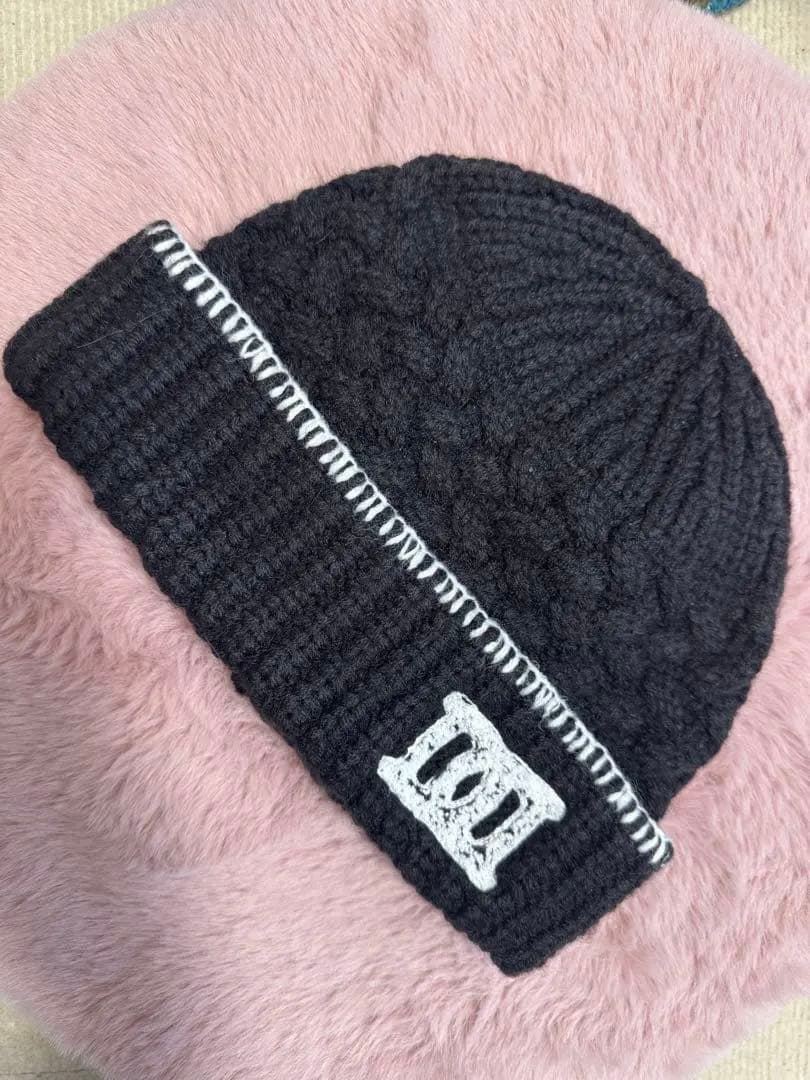 Darich DDロゴバスケットニットビーニー 黒