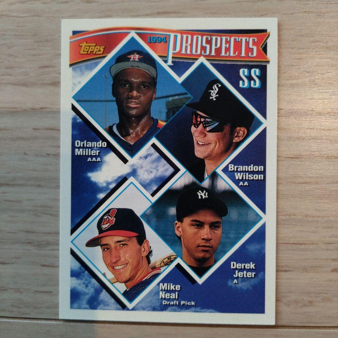 デレク・ジーター　ベースボールカード(1994年)　ルーキー時代