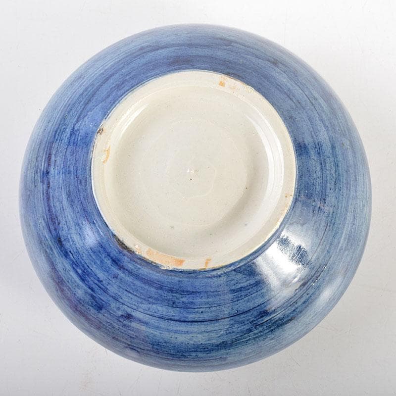 茶道具　旺祥寺窯　槙啓州作　青釉　建水　共布共箱　N　6736