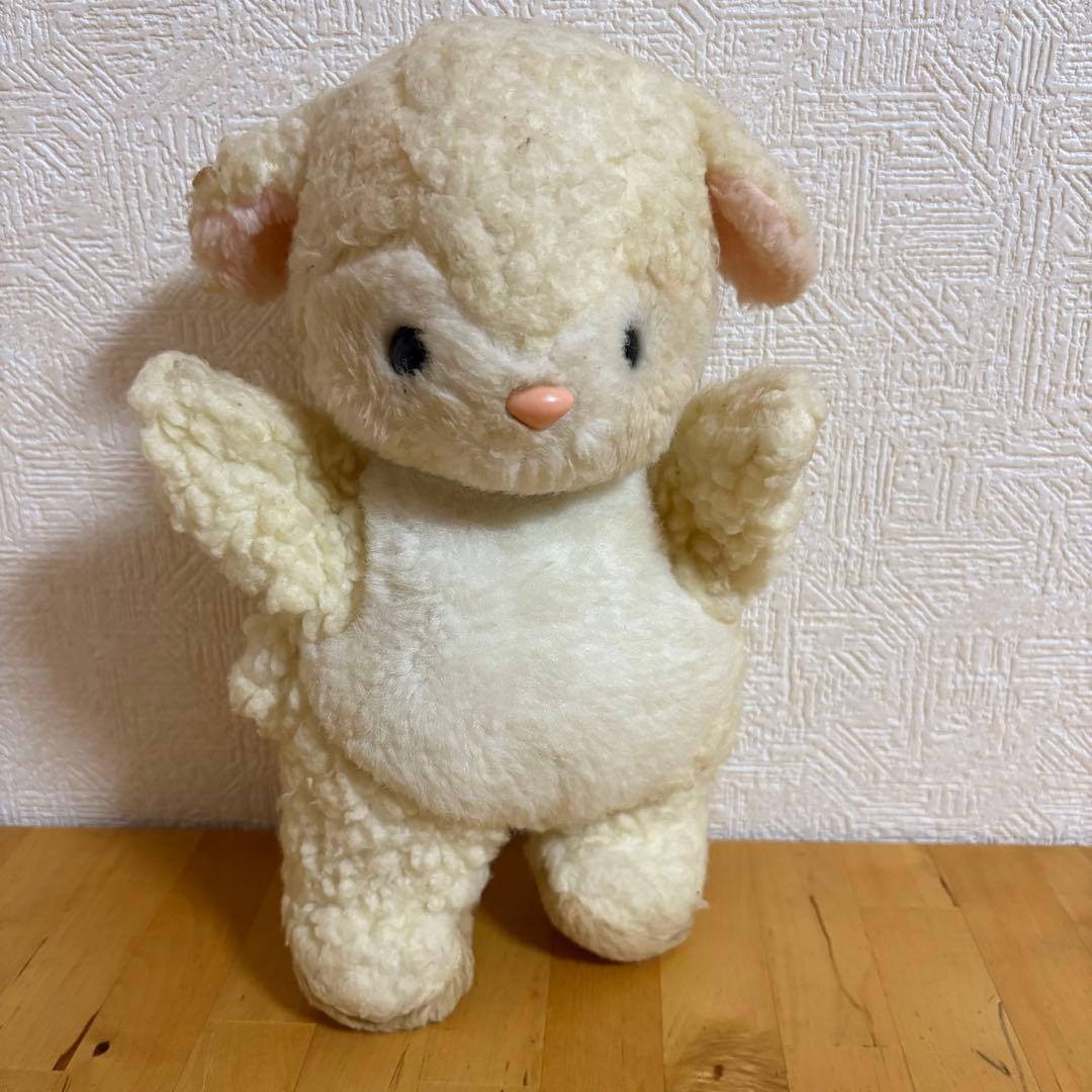 セキグチ　ヒツジ　ハンド　パペット　昭和　レトロ　ぬいぐるみ　希少　レア　(n