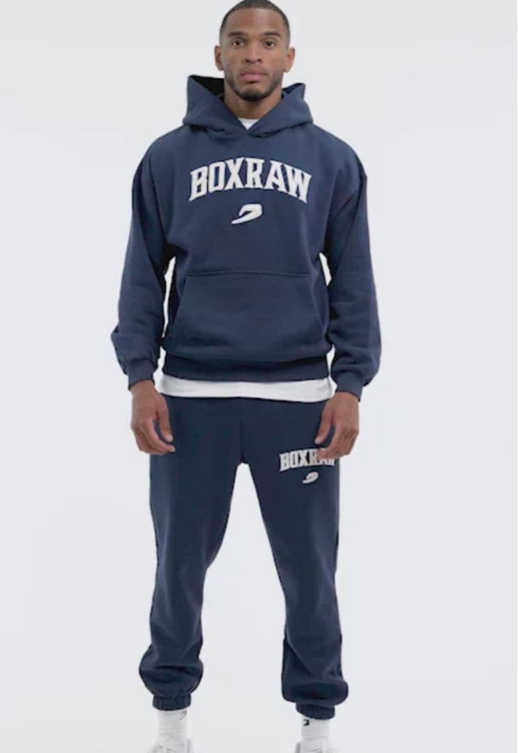 boxraw hoodie セットアップ ミッドナイトネイビー