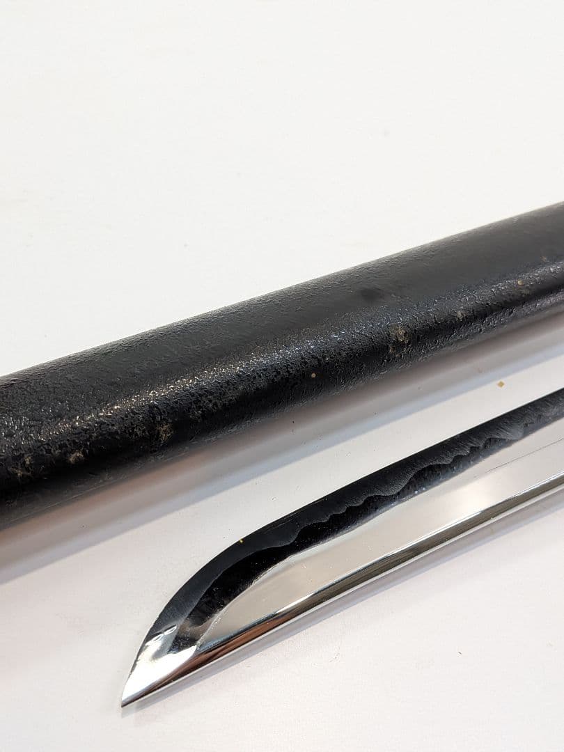 P930 ​【迫力】模造刀 居合刀 大小2本セット 黒石目 樋入り コスプレ