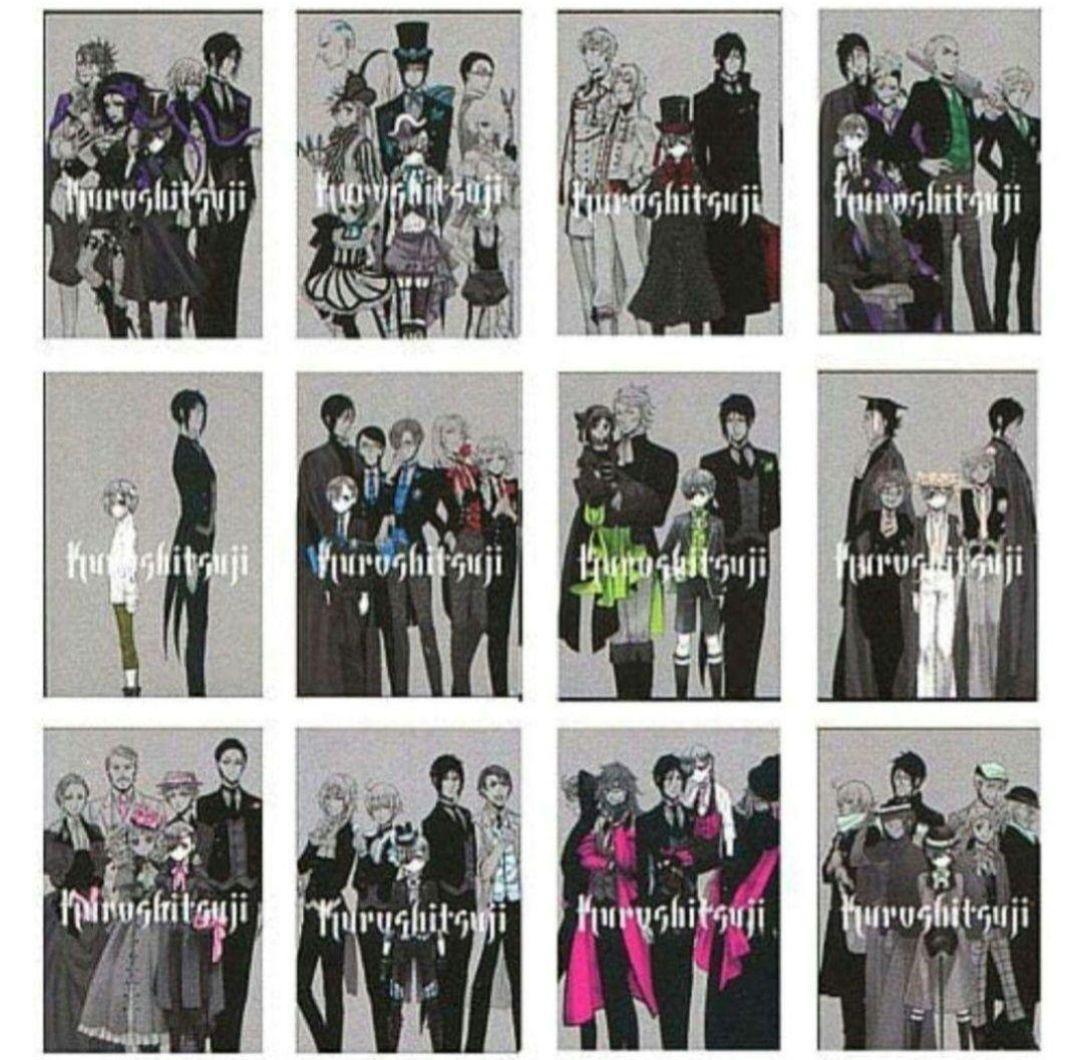 黒執事 ミニクリアファイルコレクション　12種