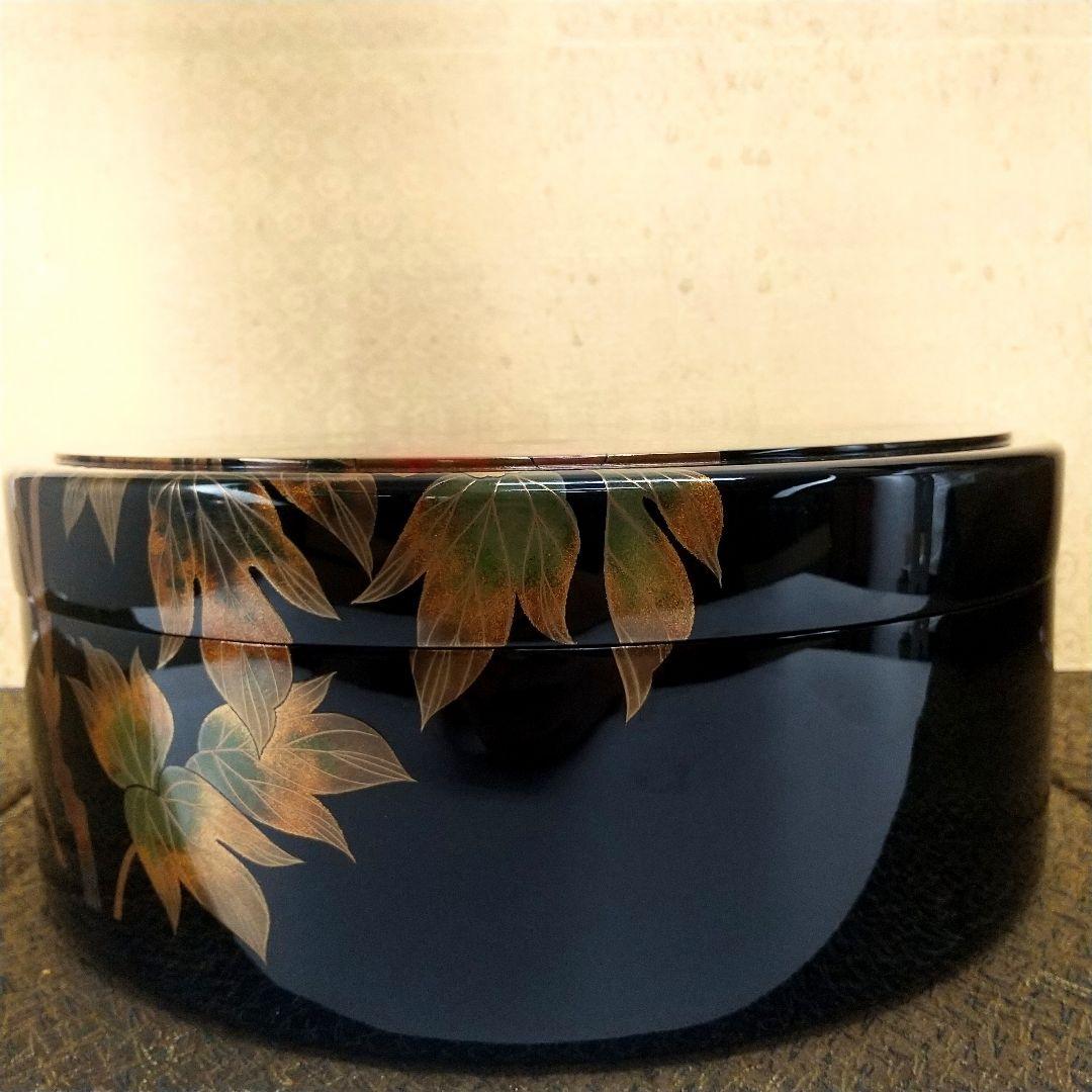 【お値下げしました！】輪島塗　蒔絵付　茶櫃　弘峰