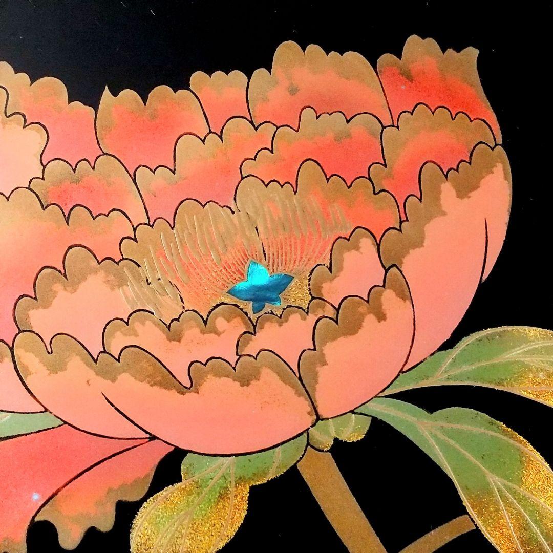 【お値下げしました！】輪島塗　蒔絵付　茶櫃　弘峰