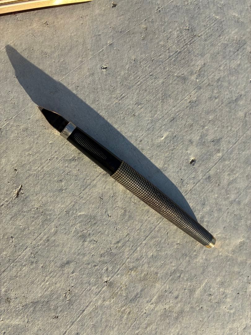 PARKER パーカー 万年筆 スターリングシルバー 14K ケース　レトロ