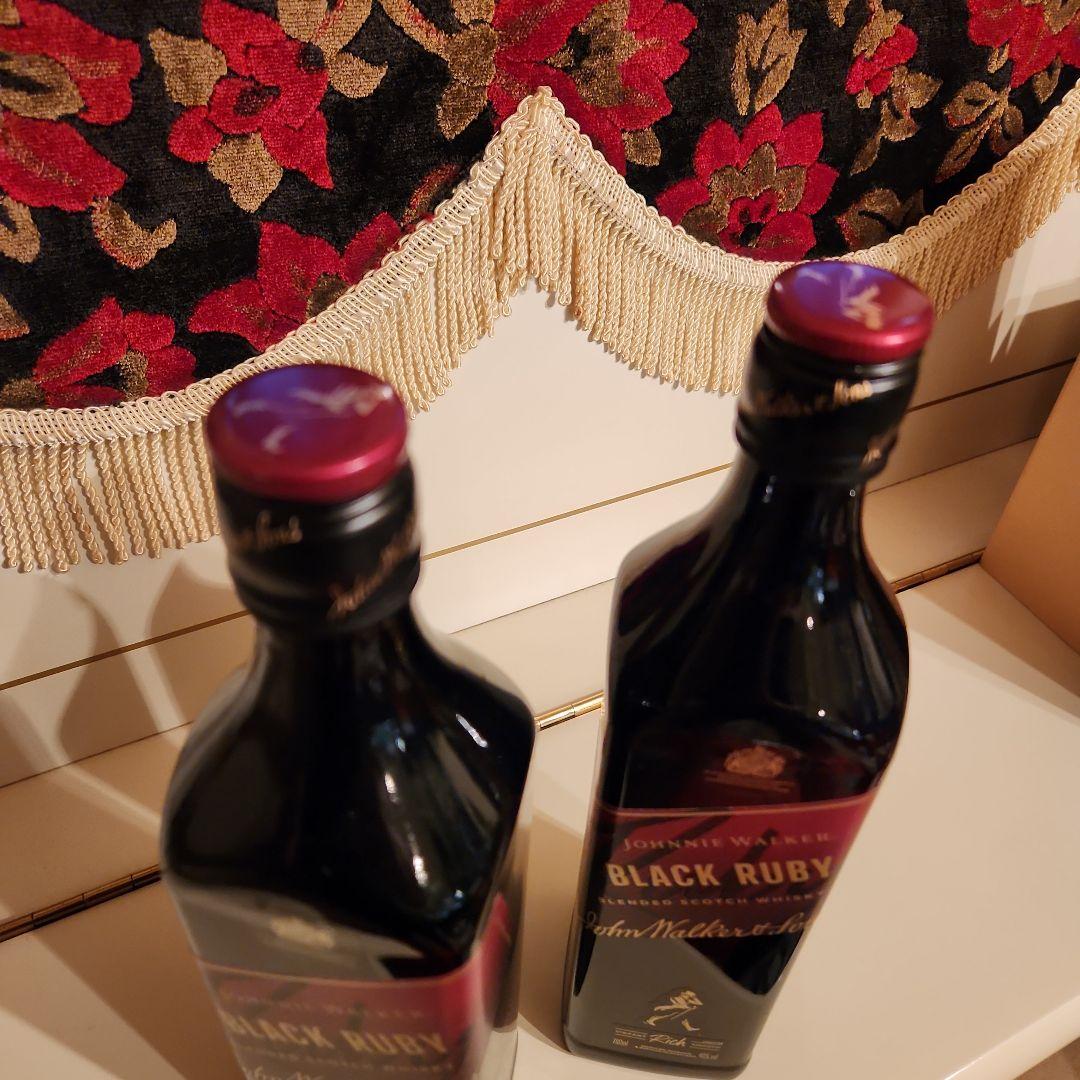 [新品 貴重商品] ジョニー・ウォーカー ブラックルビー( 2本セット)
