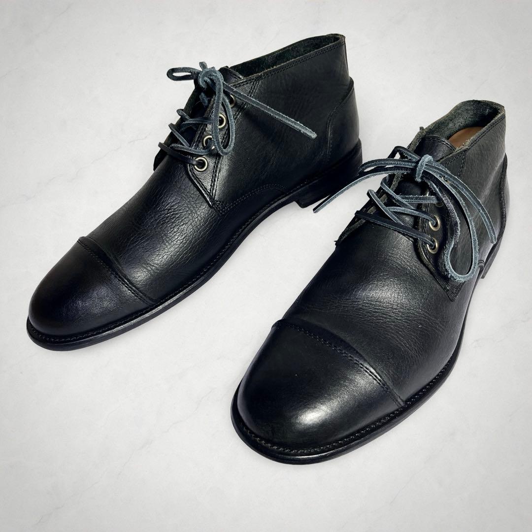 ARGIS アルジス ストレートチップ 美品 レザーシューズ 黒 41