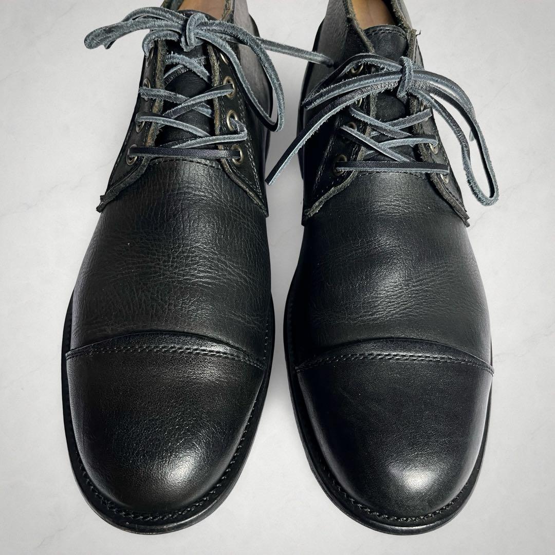 ARGIS アルジス ストレートチップ 美品 レザーシューズ 黒 41