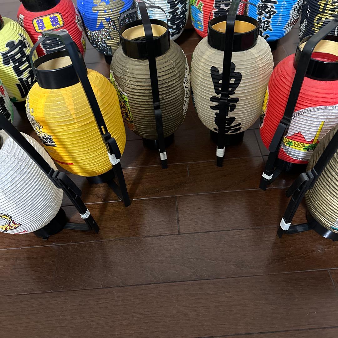 お土産提灯　30個セット　ご当地土産　昭和レトロ