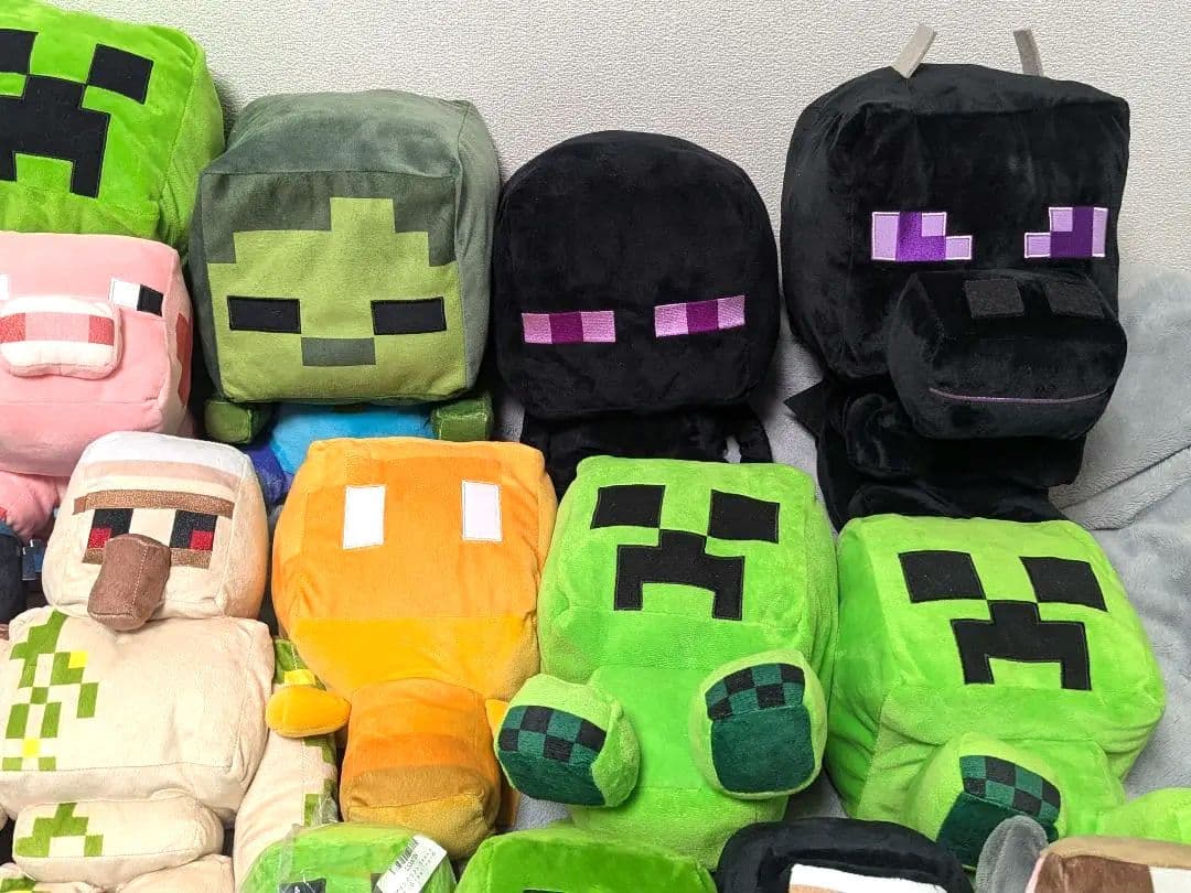 Minecraft マイクラ ぬいぐるみ クッション まとめ クリーパー ゾンビ