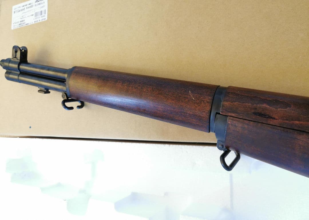 マルシン M1 ガーランド 6mm ガスブローバック ブナストック ブラウン