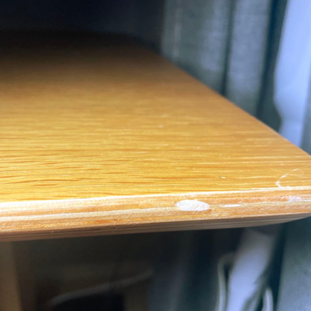 【完成形】無印良品 リビングでもダイニングでもつかえるテーブル　オーク材