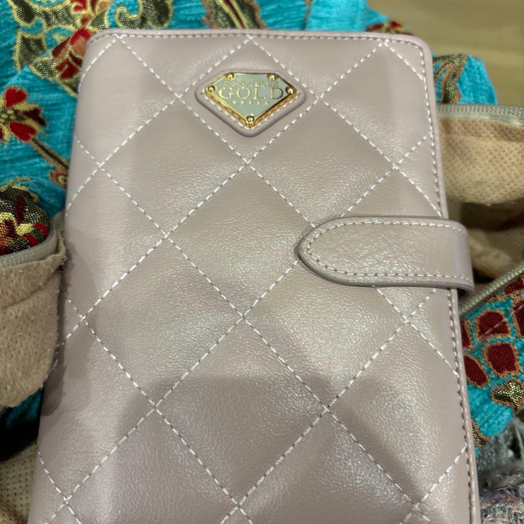 値下げしますGOLDブランド診察券、お薬手帳入れ