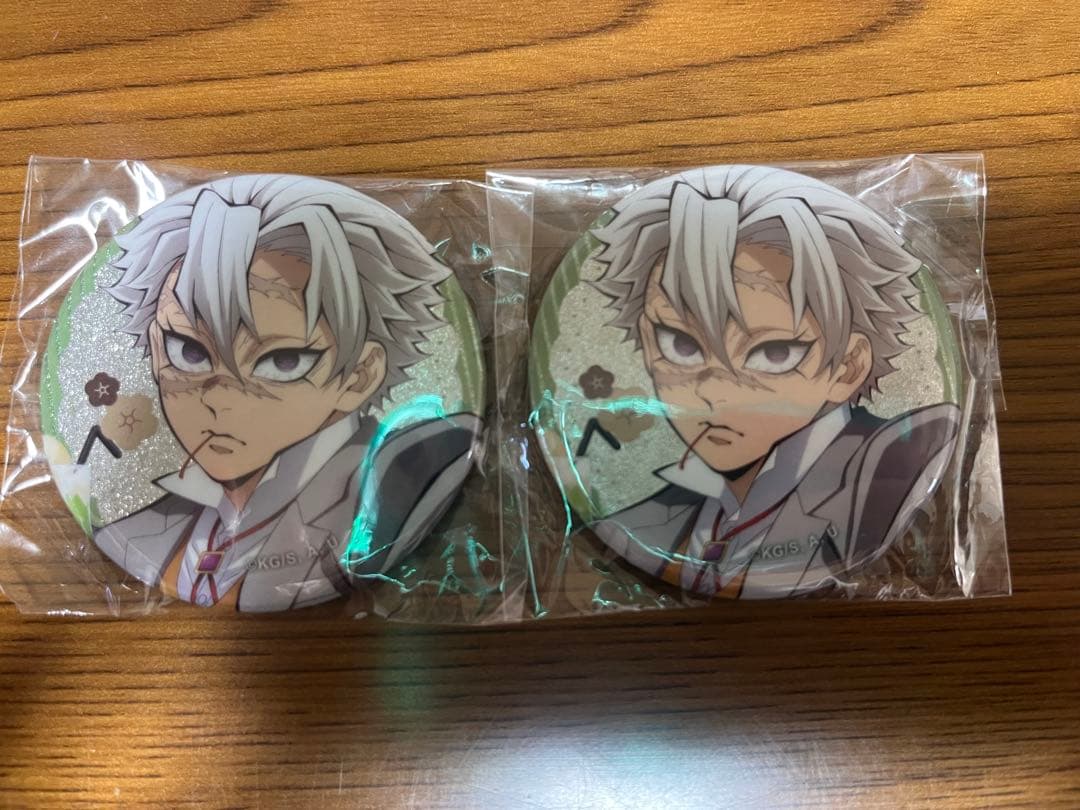 鬼滅の刃 不死川実弥 AGF2024 純喫茶 缶バッジ セット