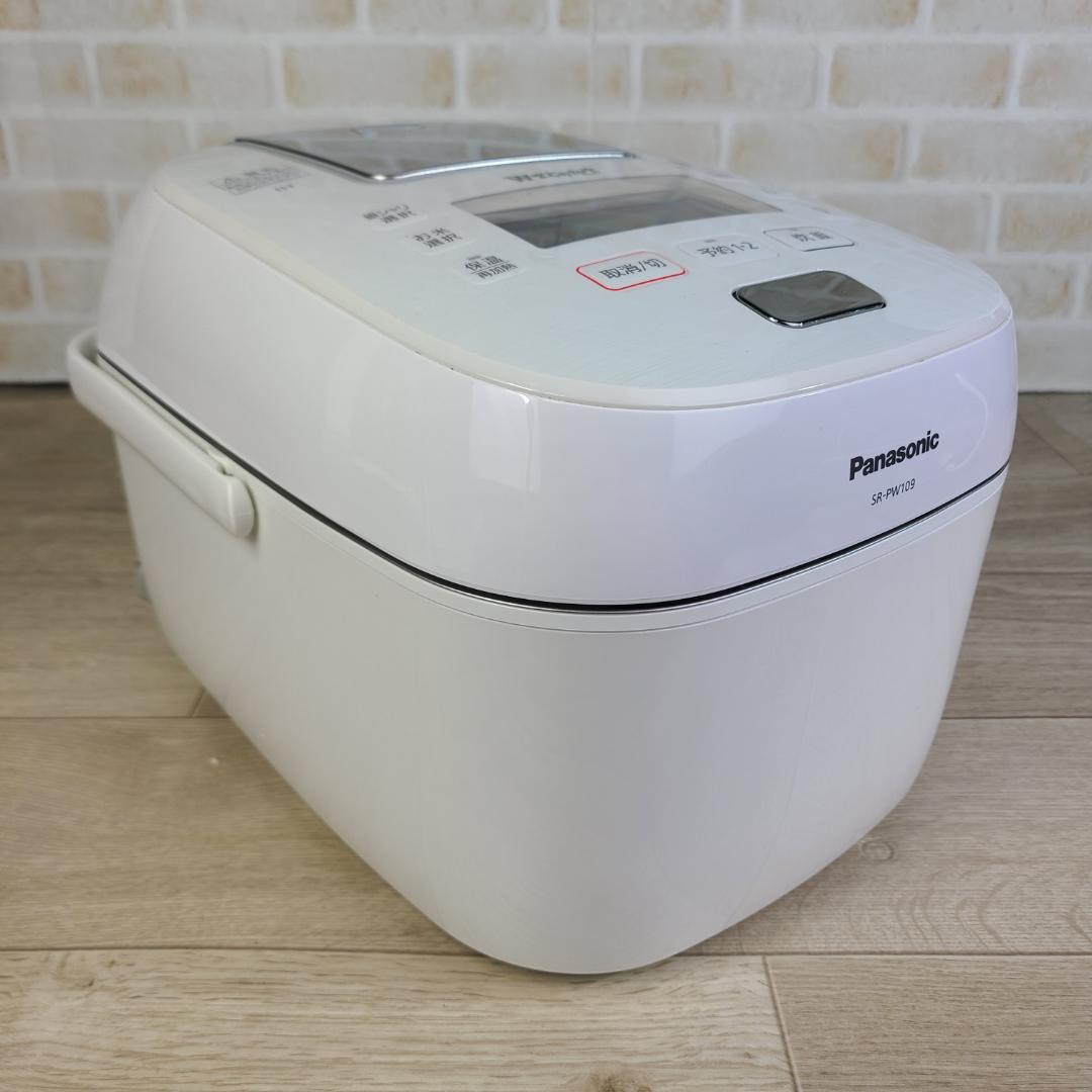Panasonic 炊飯器 SR-PW109 5.5合 ホワイト Wおどり炊き