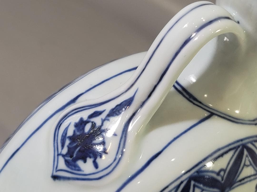 中国 染付 瓶 DT734