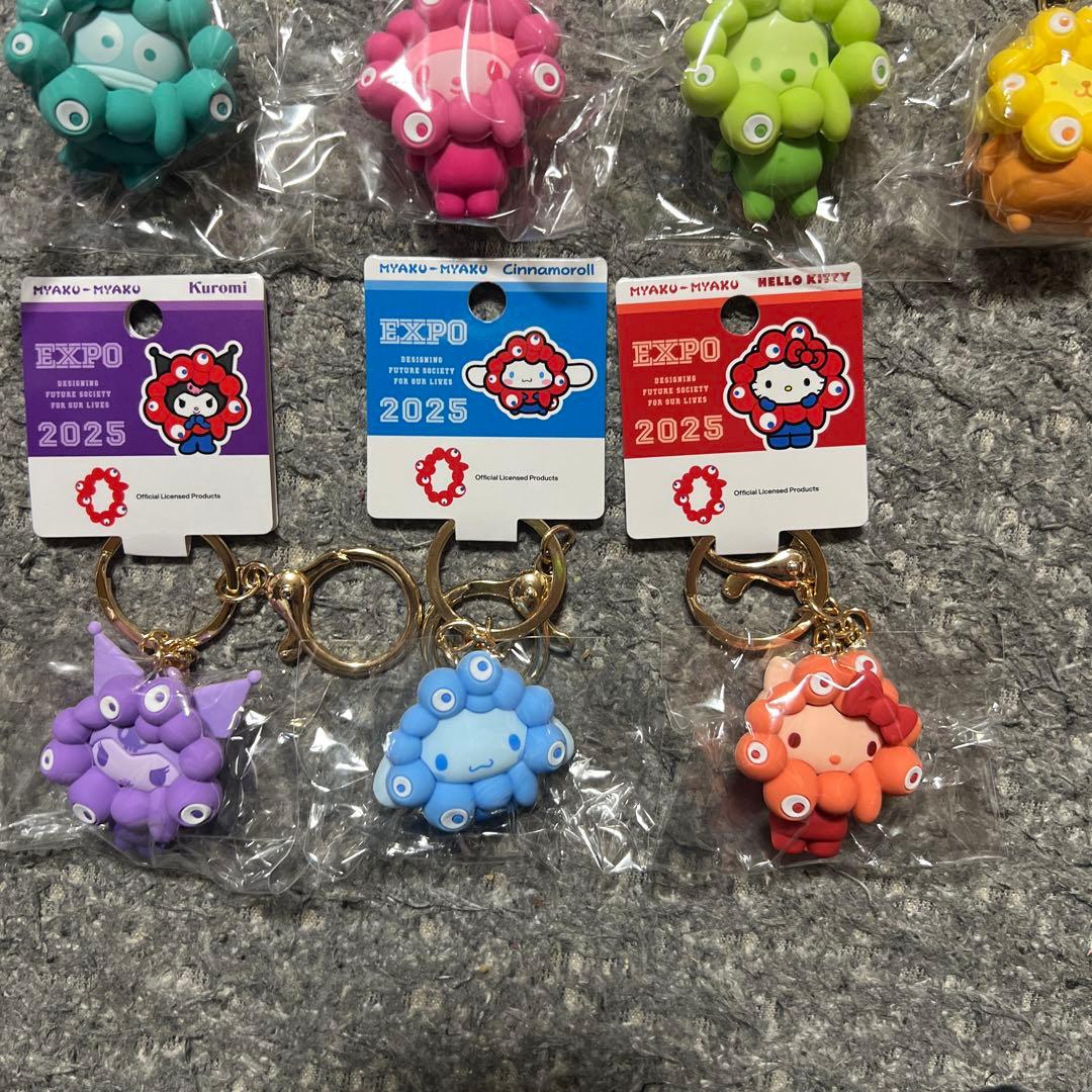 大阪万博　ミャクミャクサンリオなりきり　推しカラー　限定コンプリートセット