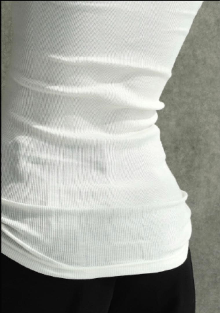 ◆フジサチ ◆プウアボーテ　リブインナー　ブラック＆ホワイト2枚セット