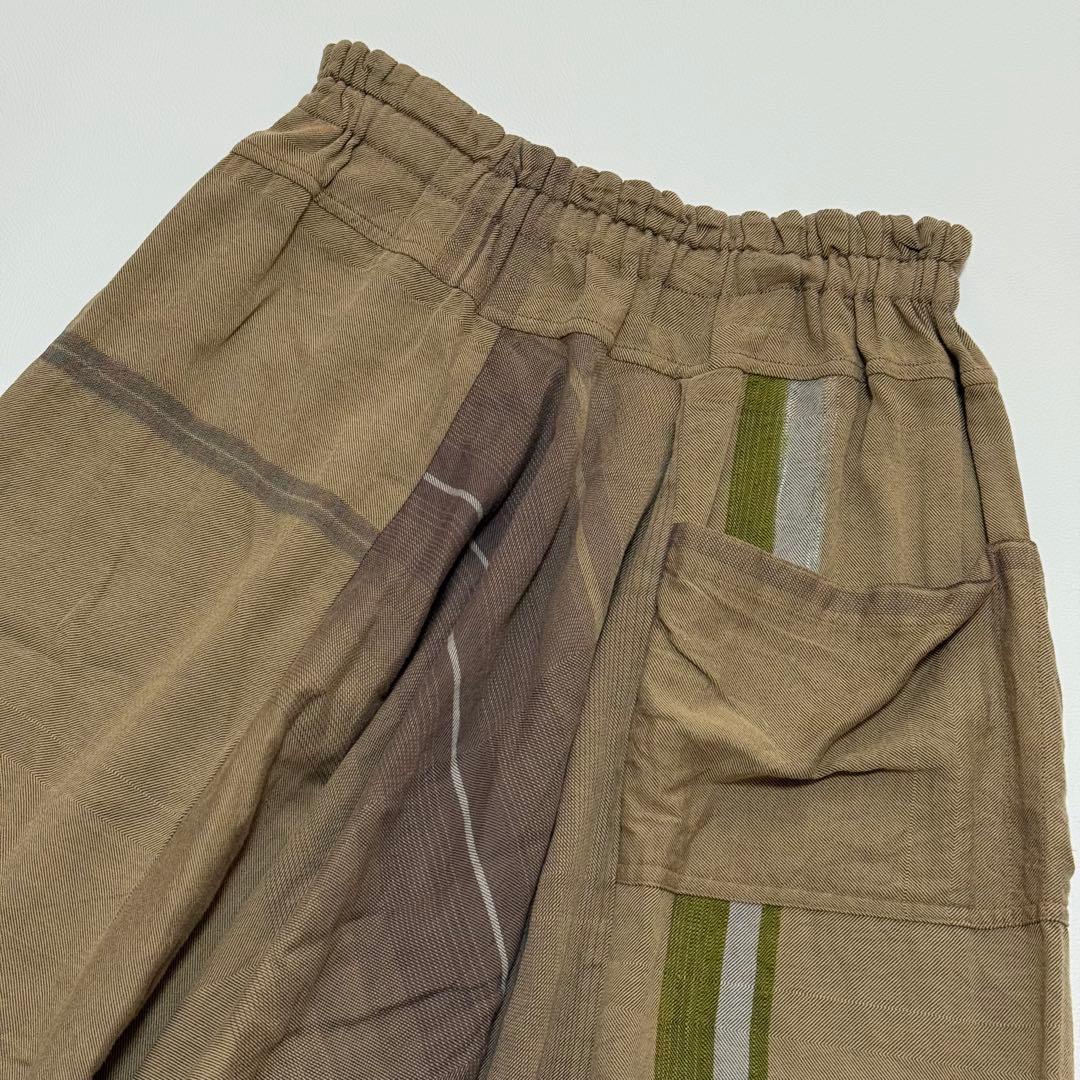 タマキニイメ サルエルパンツ タルンパンツ 日本製 コットン ベージュ系