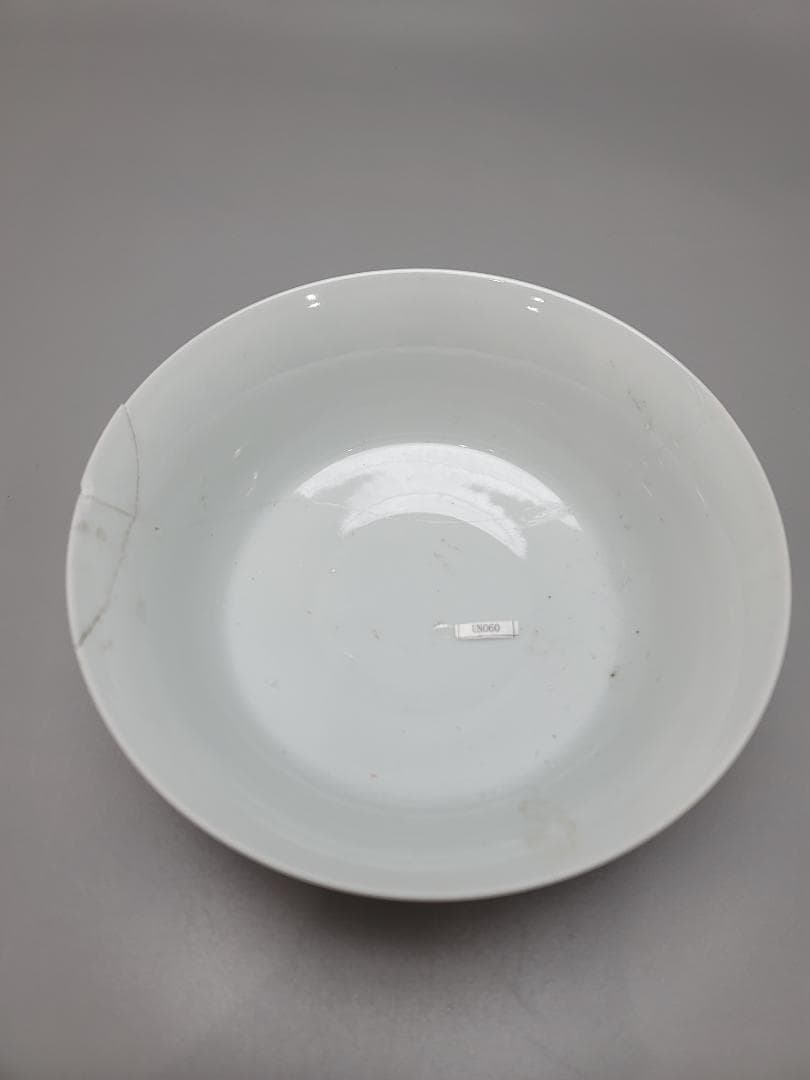 中国 色絵 桜模様 鉢 康熙年製 茶道具 修理あり