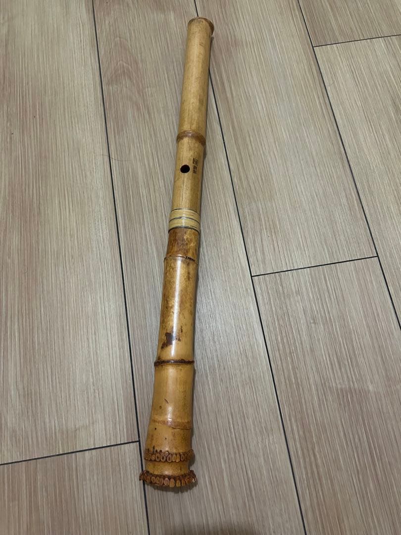 尺八　銀越銘　1尺9寸