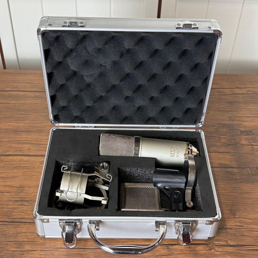 MXL　V67G-HE　コンデンサーマイク　ハードケース付き