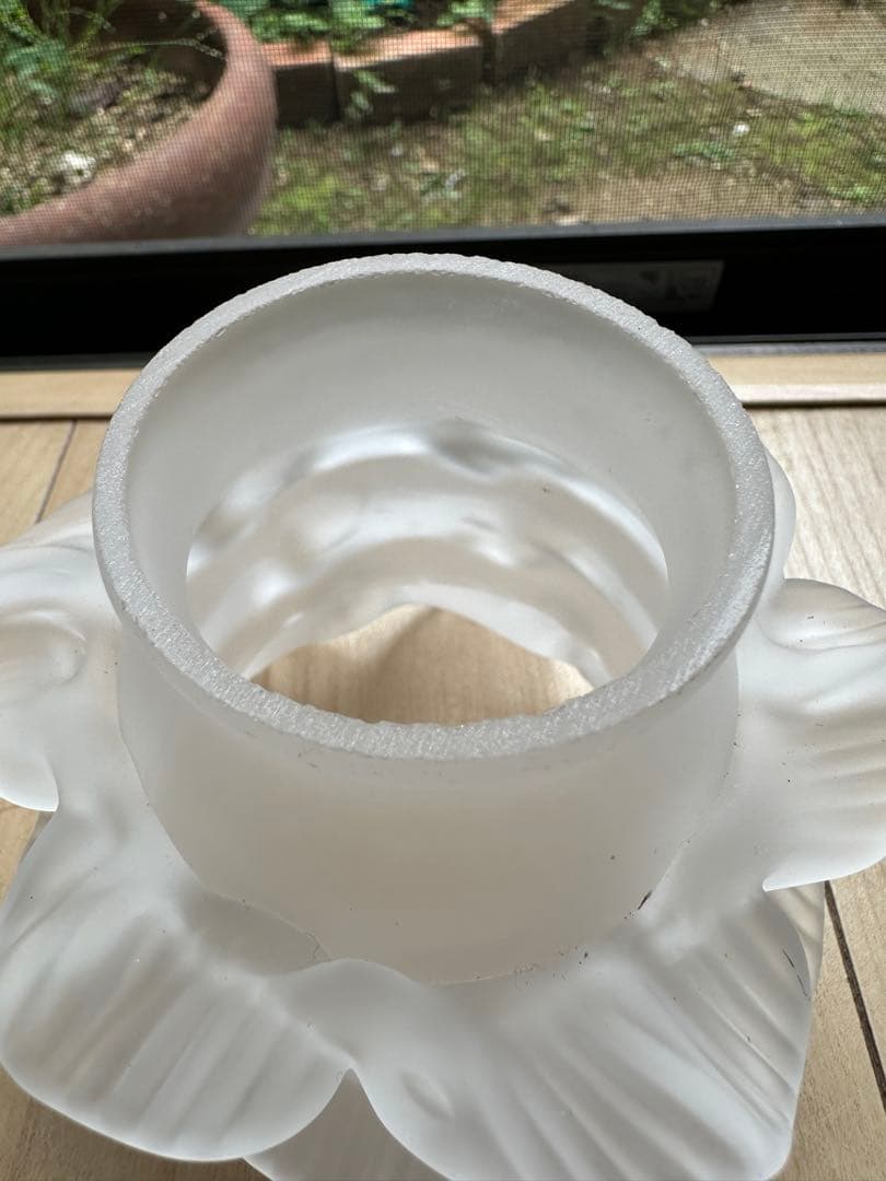 1920年代 フランス アンティーク アプリカシオン 可愛い薔薇のアトリエランプ