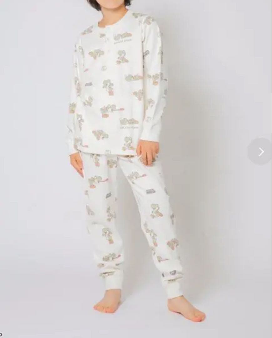 残り1 ジェラートピケ　キッズ　S ヨッシー　パジャマ