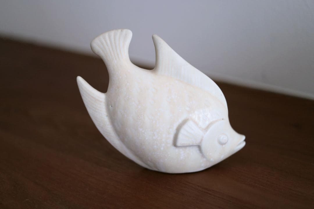 Gunnar Nylund グンナーニールンド 魚 オブジェ 白 58428