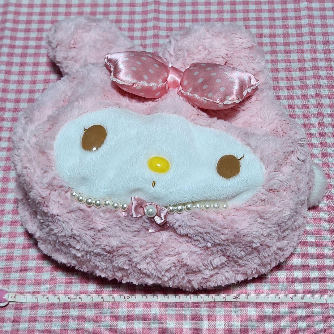 中古品　ジャンク　マイメロディ　(元々)手提げバッグ→(現在)ポーチ　持ち手なし