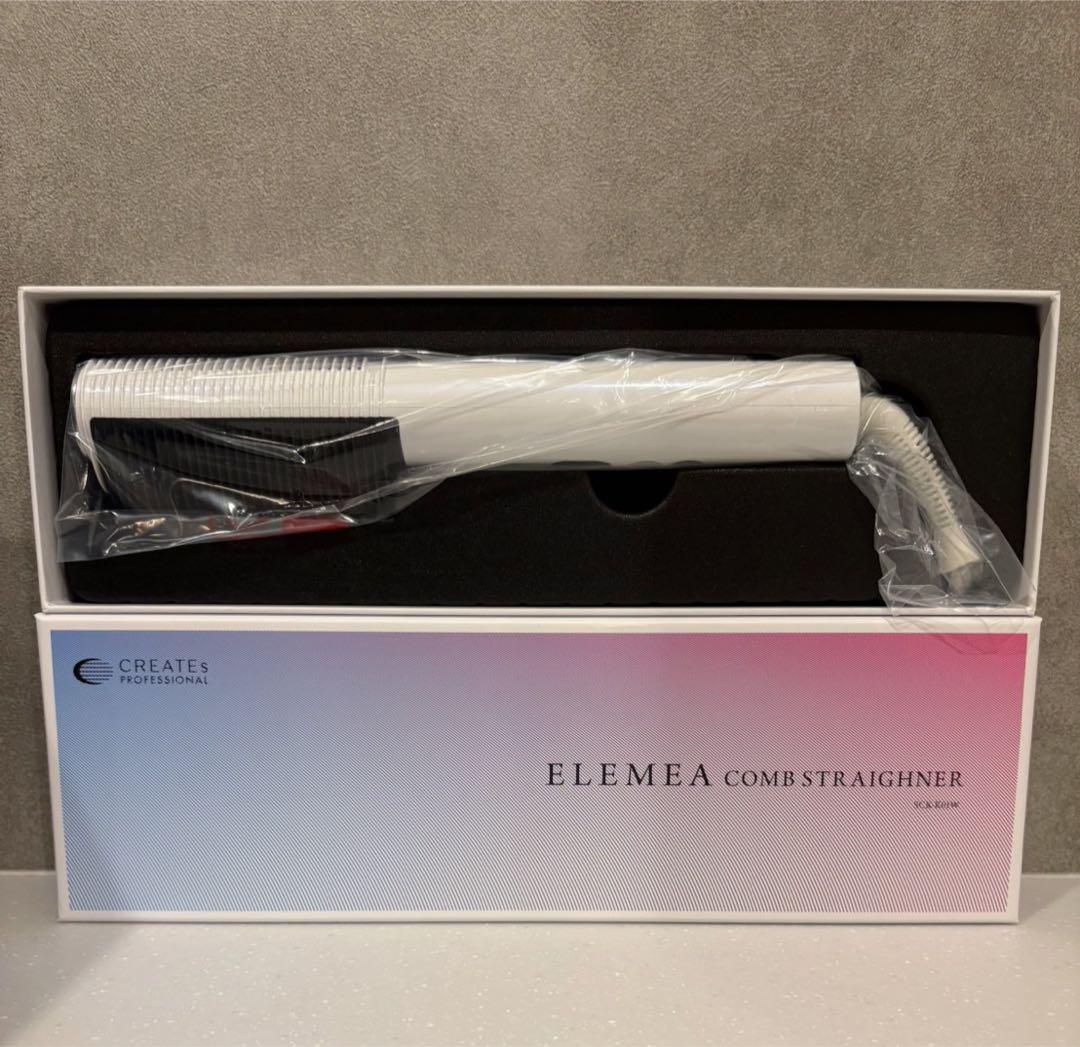 【新品未開封】クレイツ エレメアコームストレイナー　ヘアアイロン